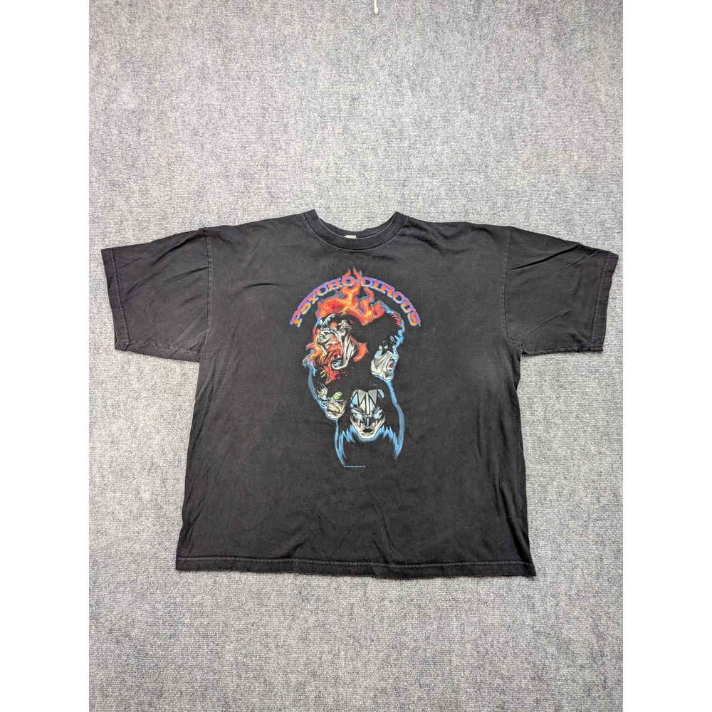 Vintage KISS Psycho Circus T Shirt 1998 Cronies Band‎ Rock Music XXL Band Tee